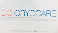 Cryotherapy Locations OC CRYOCARE  in Laguna Hills 
